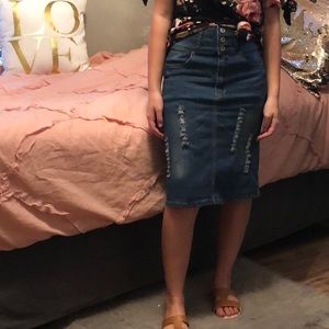 Be-Girl Jean skirt